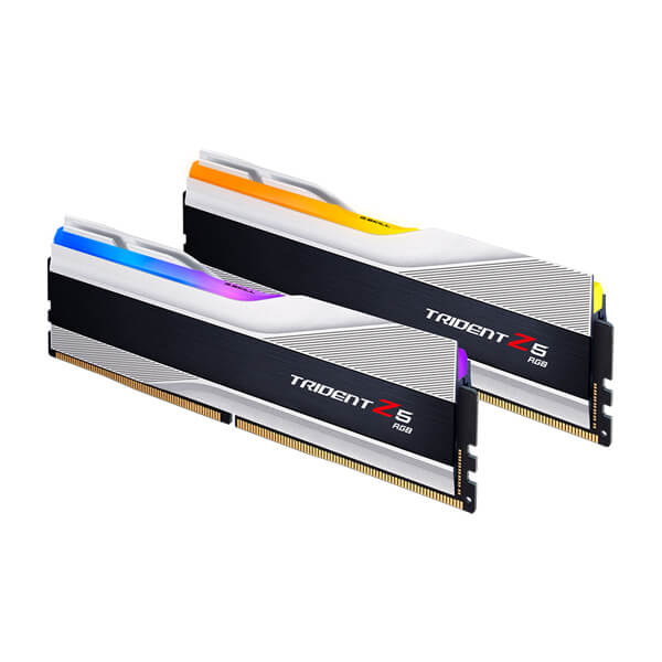 G.Skill Trident Z5 RGB 32GB (16GBx2) DDR5 5200MHz RAM (Metallic Silver)